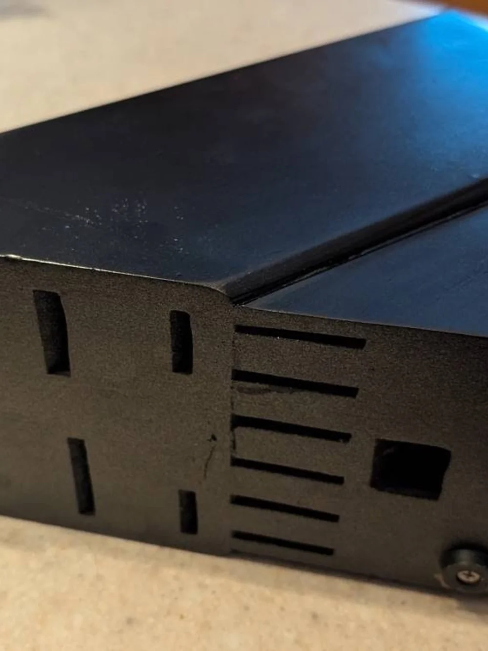 Black Wooden Knife Block Holder